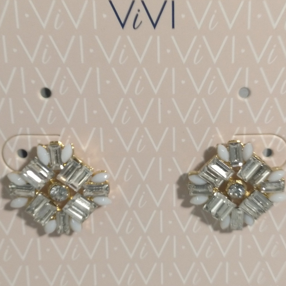 New ViVi Genuine Crystal Earrings